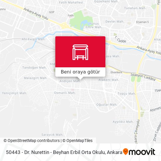 50443 - Dr. Nurettin - Beyhan Erbil Orta Okulu harita