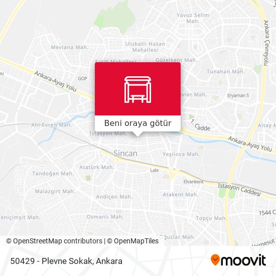 50429 - Plevne Sokak harita