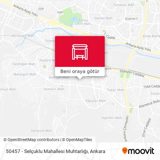 50457 - Selçuklu Mahallesi Muhtarlığı harita