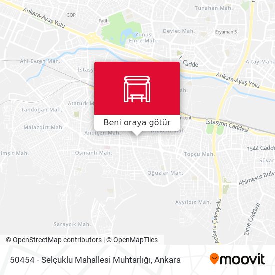 50454 - Selçuklu Mahallesi Muhtarlığı harita