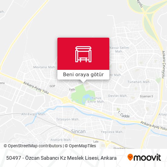 50497 - Özcan Sabancı Kz Meslek Lisesi harita