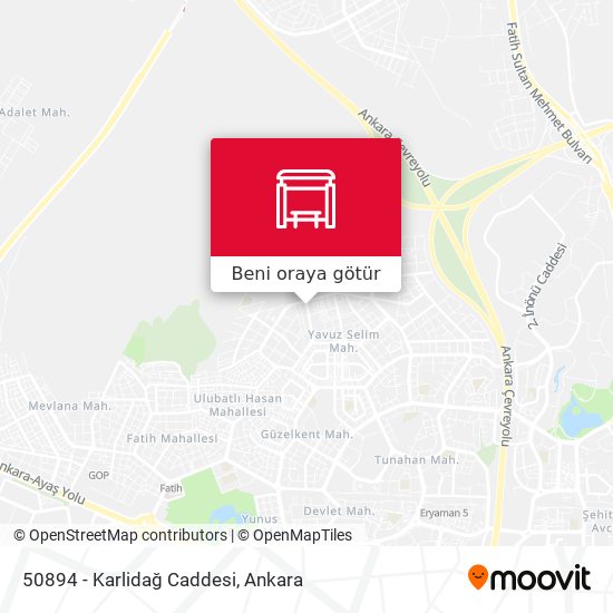 50894 - Karlidağ Caddesi harita
