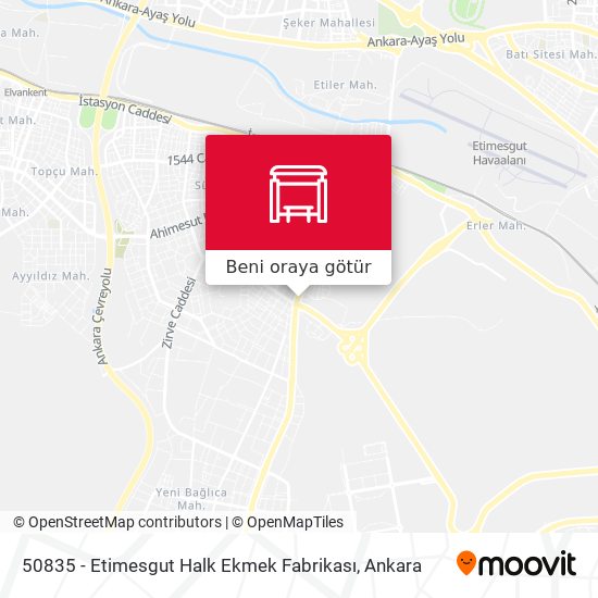 50835 - Etimesgut Halk Ekmek Fabrikası harita