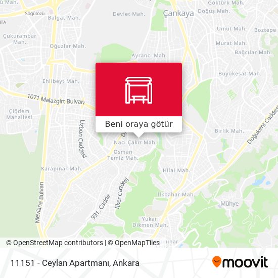 11151 - Ceylan Apartmanı harita