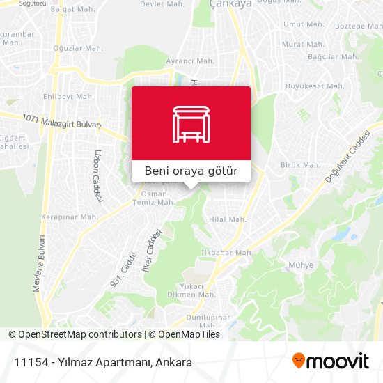 11154 - Yılmaz Apartmanı harita