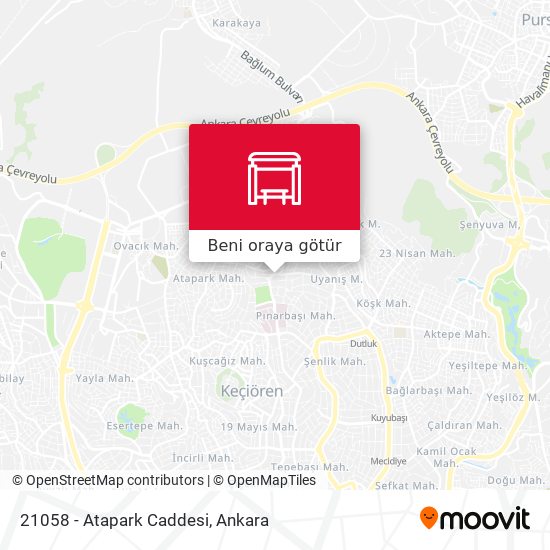 21058 - Atapark Caddesi harita