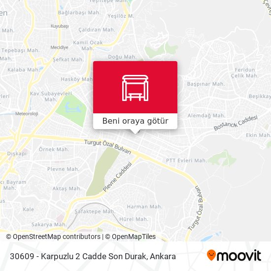 30609 - Karpuzlu 2 Cadde Son Durak harita