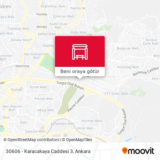 30606 - Karacakaya Caddesi 3 harita