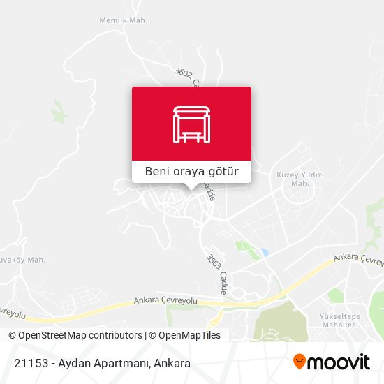 21153 - Aydan Apartmanı harita