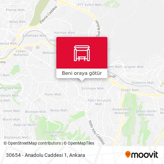 30654 - Anadolu Caddesi 1 harita