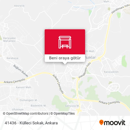41436 - Külleci Sokak harita