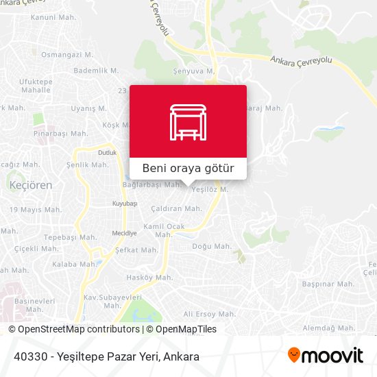 40330 - Yeşiltepe Pazar Yeri harita