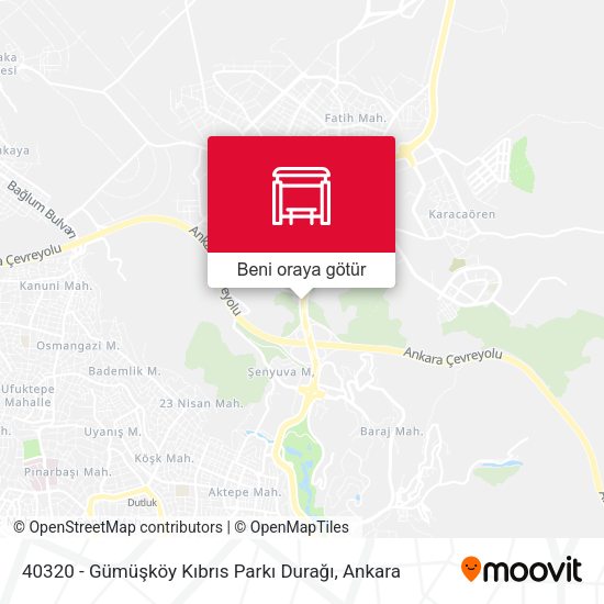 40320 - Gümüşköy Kıbrıs Parkı Durağı harita