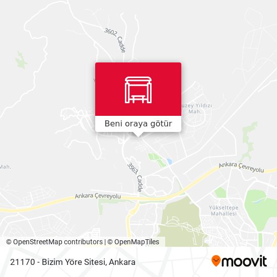 21170 - Bizim Yöre Sitesi harita