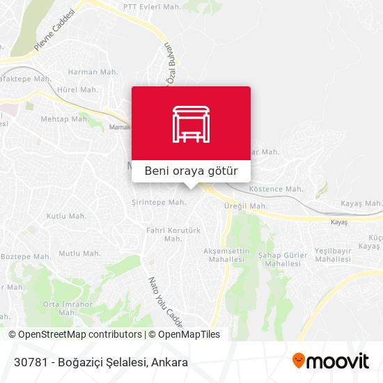 30781 - Boğaziçi Şelalesi harita