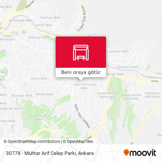 30778 - Muhtar Arif Celep Parkı harita