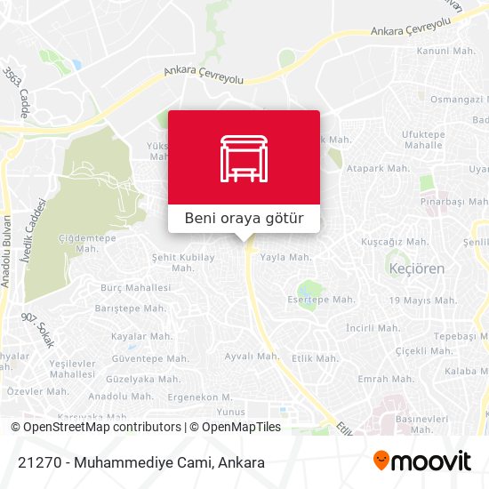 21270 - Muhammediye Cami harita