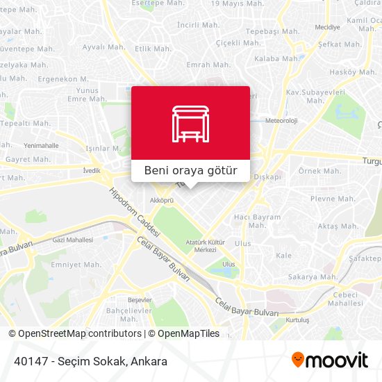 40147 - Seçim Sokak harita