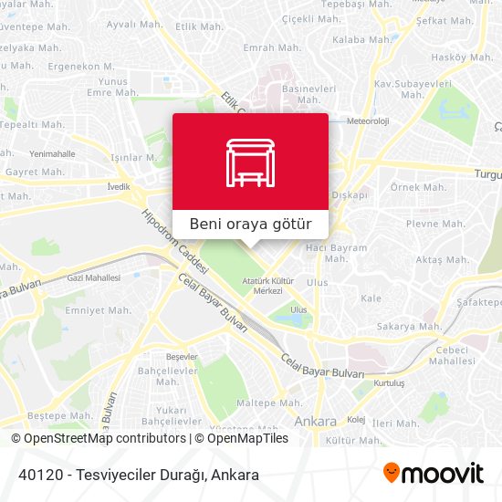 40120 - Tesviyeciler Durağı harita