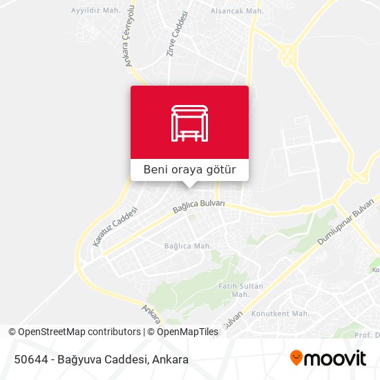50644 - Bağyuva Caddesi harita
