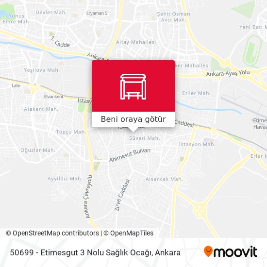 50699 - Etimesgut 3 Nolu Sağlık Ocağı harita