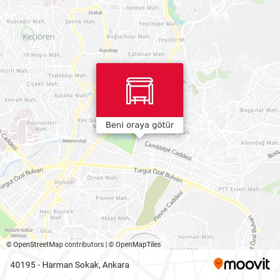 40195 - Harman Sokak harita