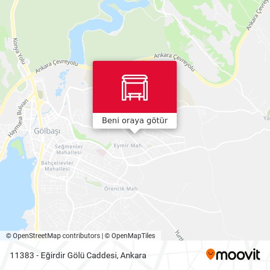 11383 - Eğirdir Gölü Caddesi harita
