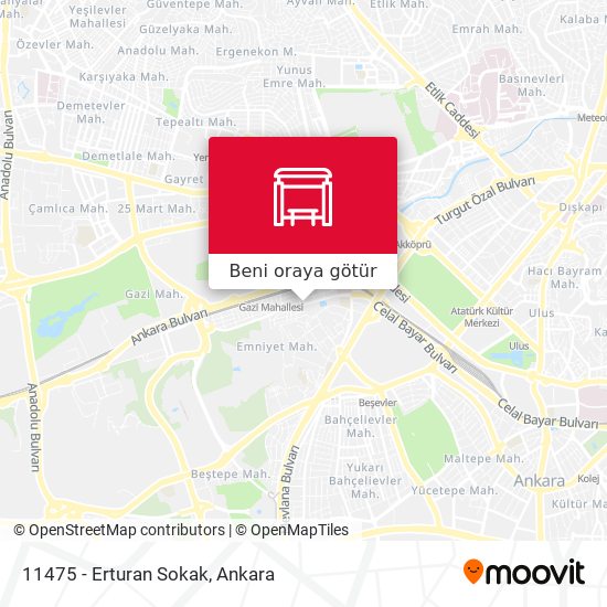 11475 - Erturan Sokak harita