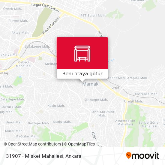 31907 - Misket Mahallesi harita