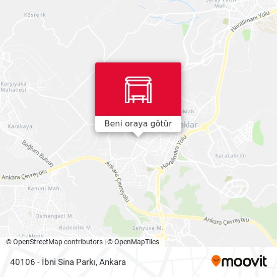 40106 - İbni Sina Parkı harita