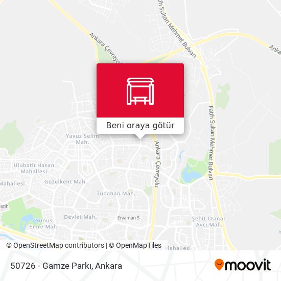 50726 - Gamze Parkı harita