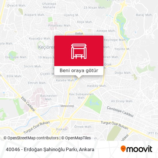 40046 - Erdoğan Şahinoğlu Parkı harita