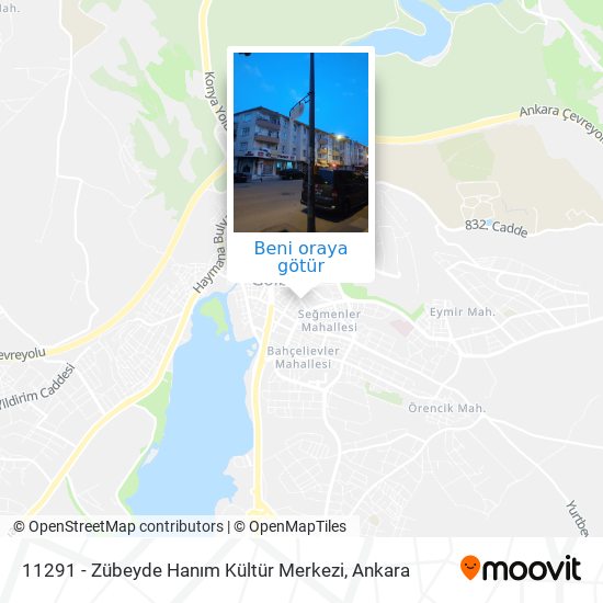 11291 - Zübeyde Hanım Kültür Merkezi harita