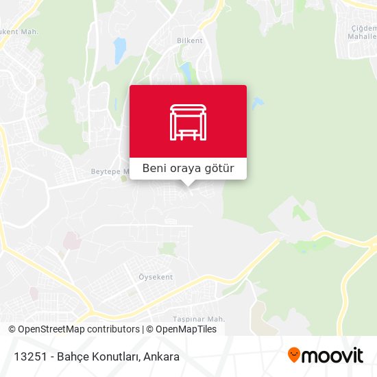 13251 - Bahçe Konutları harita
