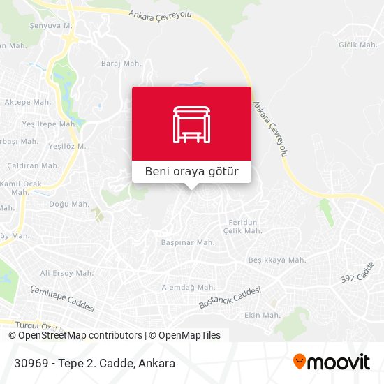 30969 - Tepe 2. Cadde harita