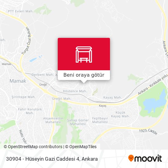 30904 - Hüseyin Gazi Caddesi 4 harita