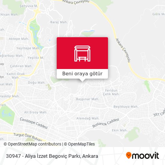 30947 - Aliya İzzet Begoviç Parkı harita