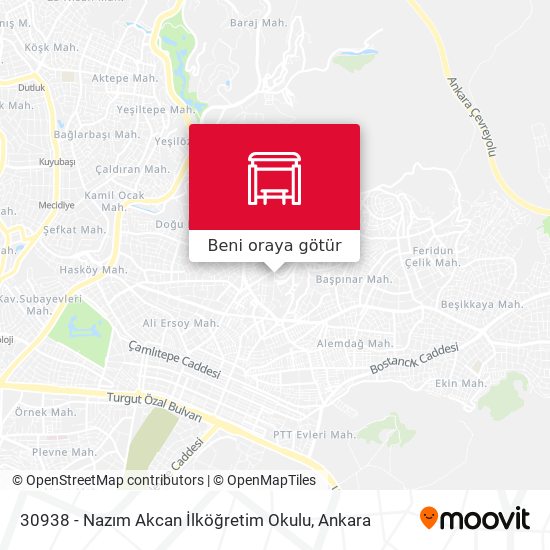 30938 - Nazım Akcan İlköğretim Okulu harita