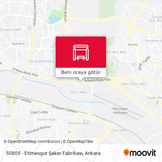 50805 - Etimesgut Şeker Fabrikası harita