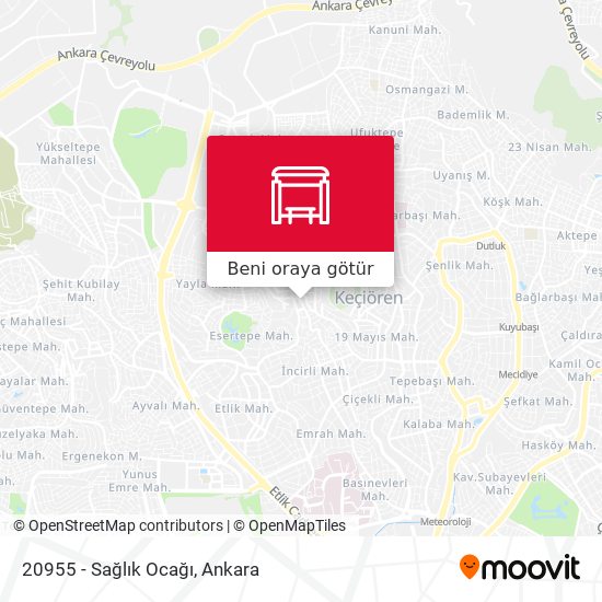 20955 - Sağlık Ocağı harita