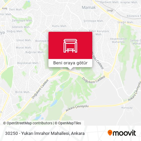 30250 - Yukarı İmrahor Mahallesi harita