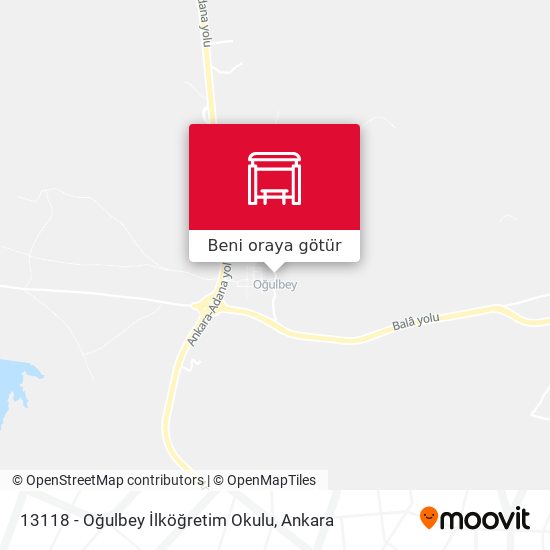 13118 - Oğulbey İlköğretim Okulu harita