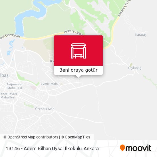 13146 - Adem Bilhan Uysal İlkokulu harita