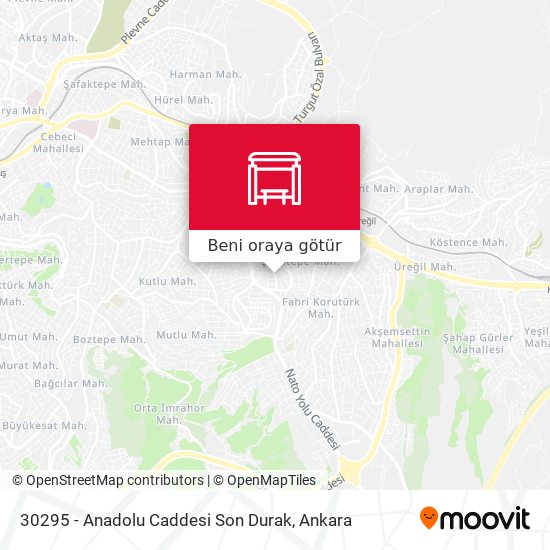 30295 - Anadolu Caddesi Son Durak harita