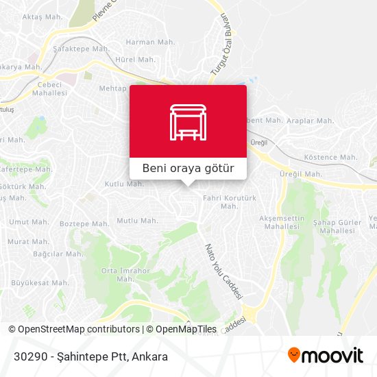 30290 - Şahintepe Ptt harita