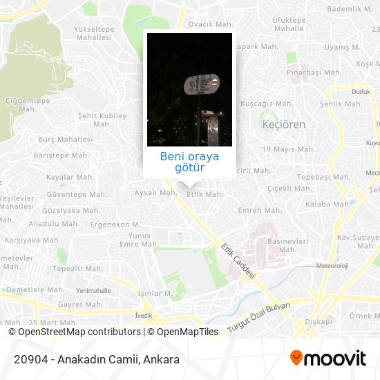 20904 - Anakadın Camii harita