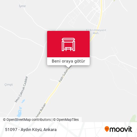 51097 - Aydın Köyü harita