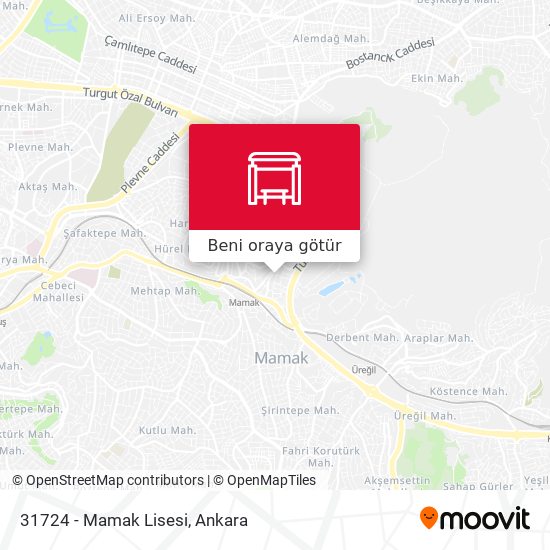 31724 - Mamak Lisesi harita