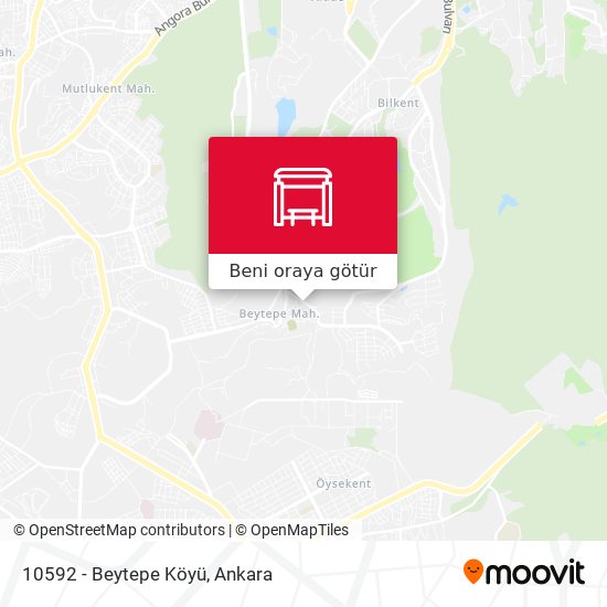 10592 - Beytepe Köyü harita