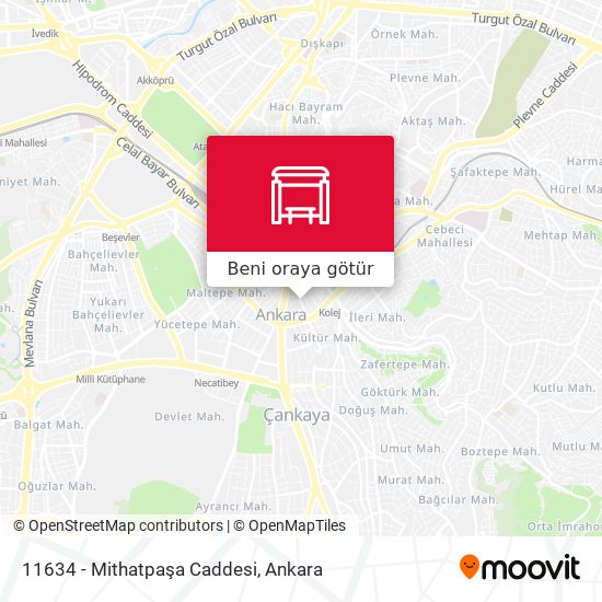 11634 - Mithatpaşa Caddesi harita